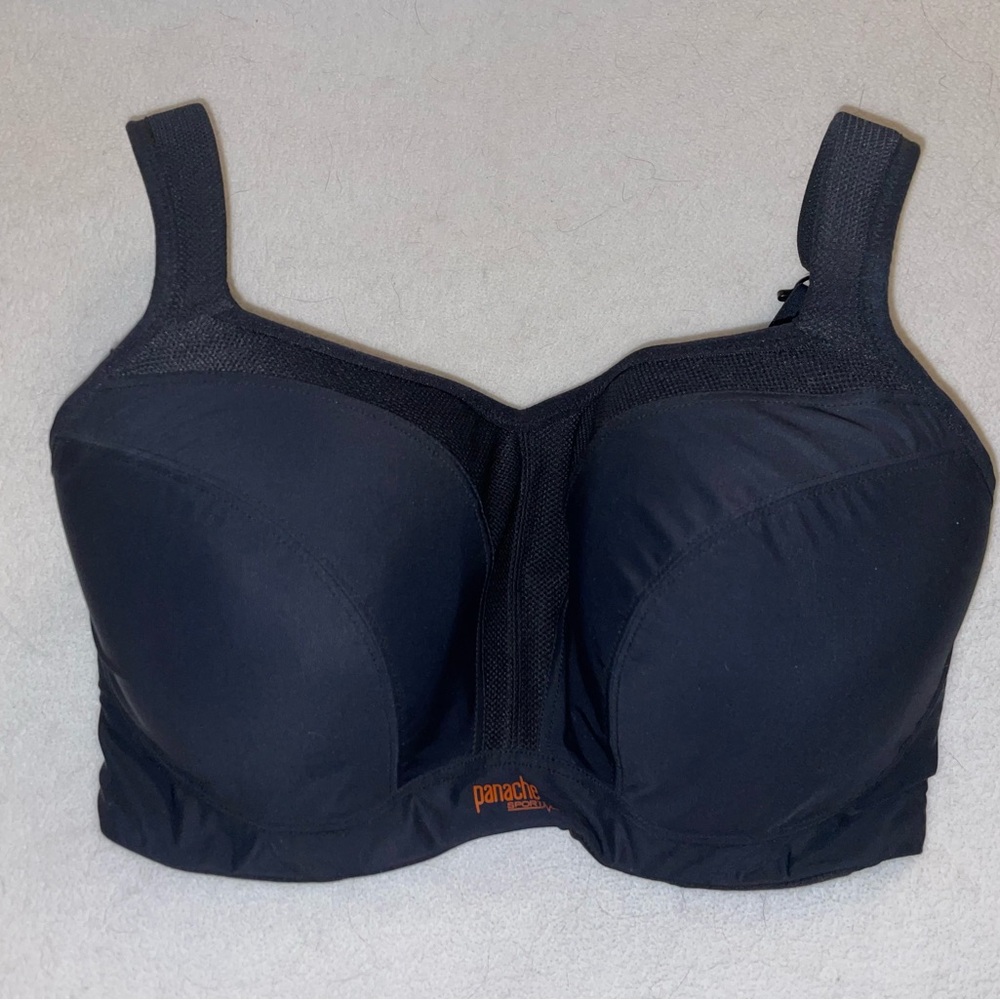 Panache Midnight Black Sports Bra - Picture 3 of 5